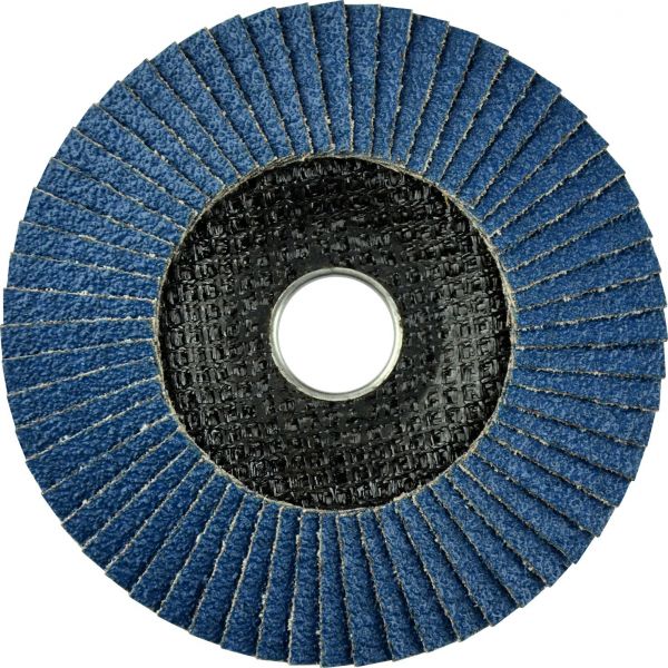 Disco de láminas abrasivas Zirconio (base abombada) G-AZ-A, 125 mm, grano 40