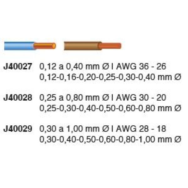 Pelacables de microprecisión ESD-Plus (0,12 a 0,40 mm)