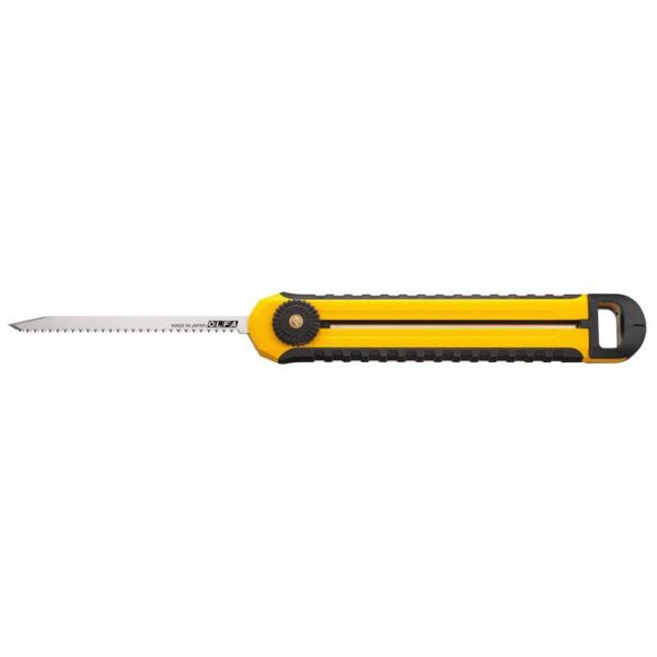 Cúter con cuchilla troceable de 12,5mm + sierra de punta afilada en un solo mango