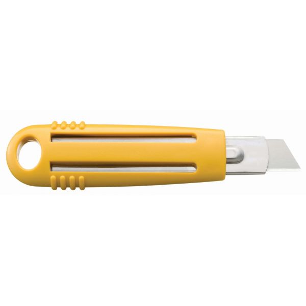 Cutter de seguridad con cuchilla trapezoidal de 17,5 mm en bolsa de plástico