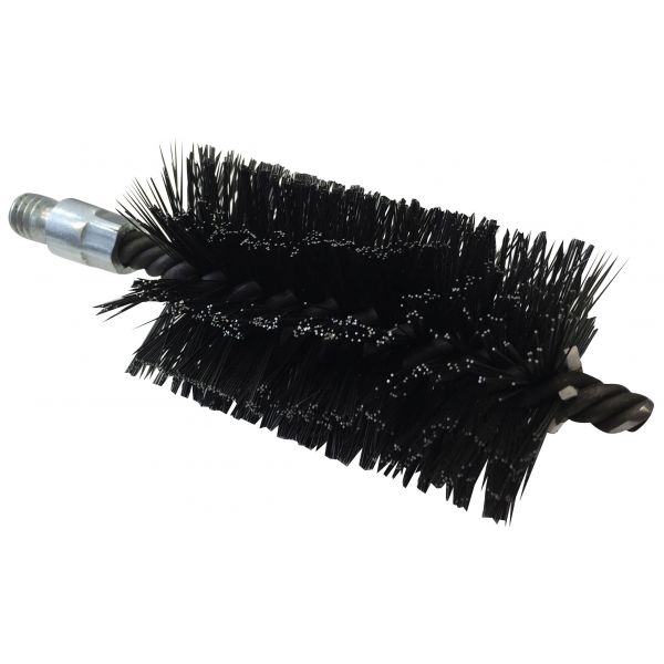 Cepillo limpiatubos con rosca de latón (110 mm x Ø 12 mm)