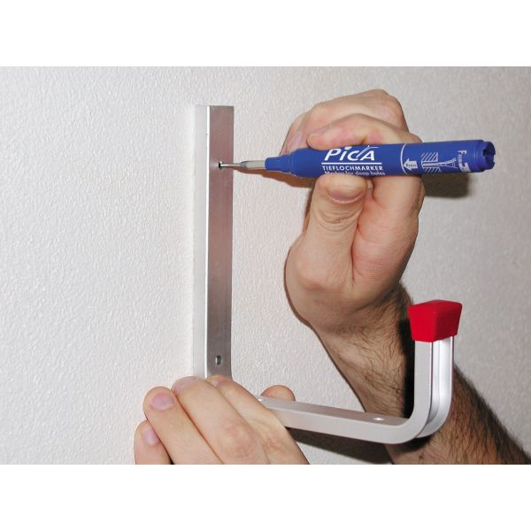 Marcador permanente de tinta para agujeros profundos Ink (Rojo)