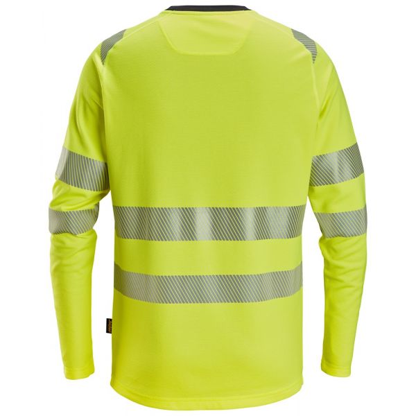 2431 Camiseta de manga larga de alta visibilidad clase 2/3 amarillo talla XS