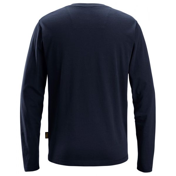 2496 Camiseta de manga larga azul marino talla L