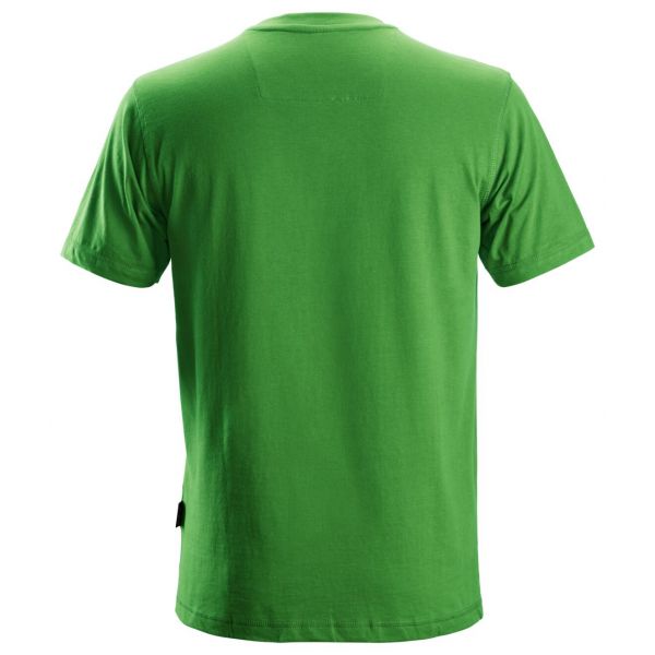 2502 Camiseta de manga corta clásica verde manzana talla L
