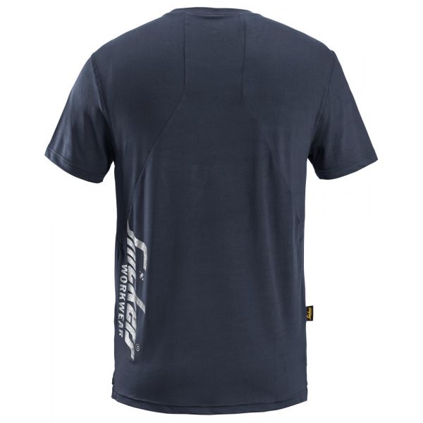 2511 Camiseta de manga corta LiteWork azul marino talla L