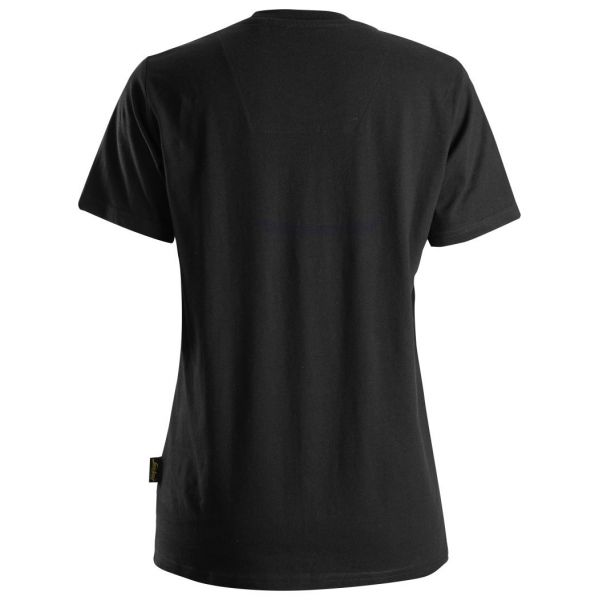 Camiseta de mujer de algodon organico AllroundWork negro talla XS