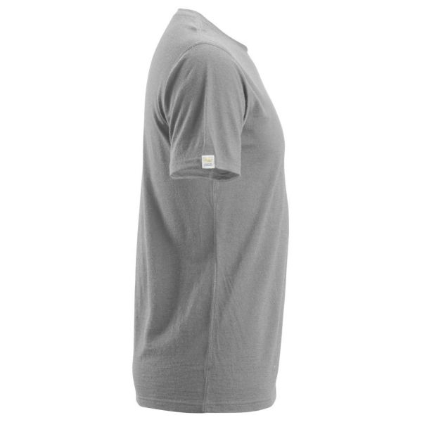 Camiseta lana AllroundWork gris melange talla XXL