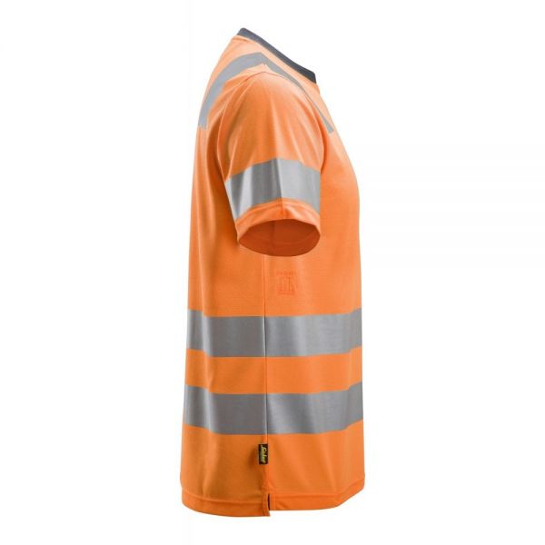2530 Camiseta de manga corta de alta visibilidad clase 2 naranja talla S