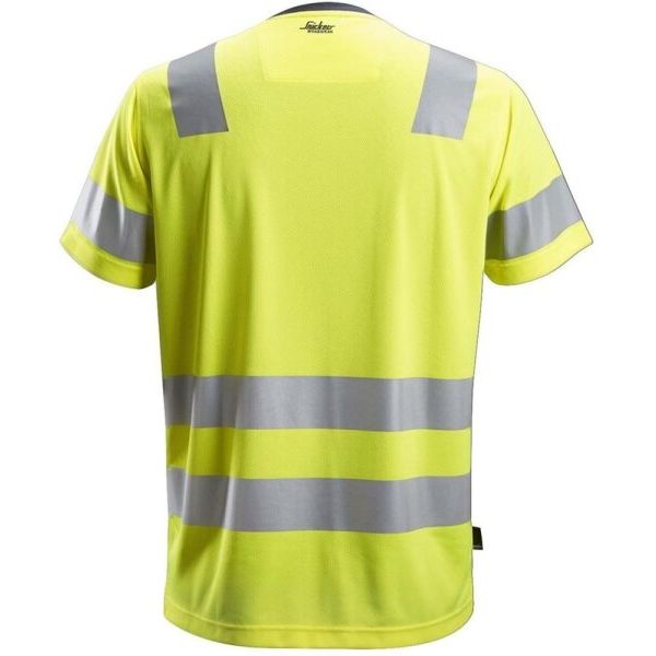 2530 Camiseta de manga corta de alta visibilidad clase 2 amarillo talla S