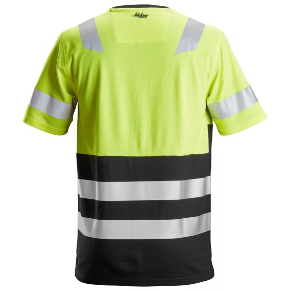 2534 Camiseta de manga corta de alta visibilidad clase 1 amarillo-negro talla XXL