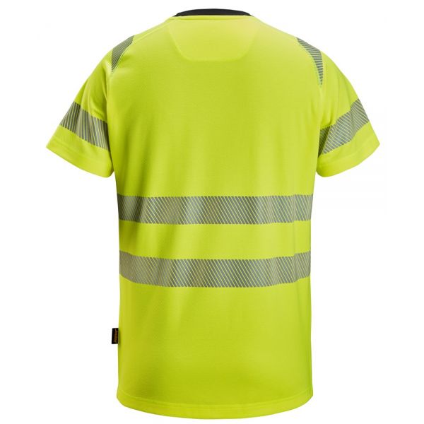 2539 Camiseta de manga corta de alta visibilidad clase 2 amarillo talla L