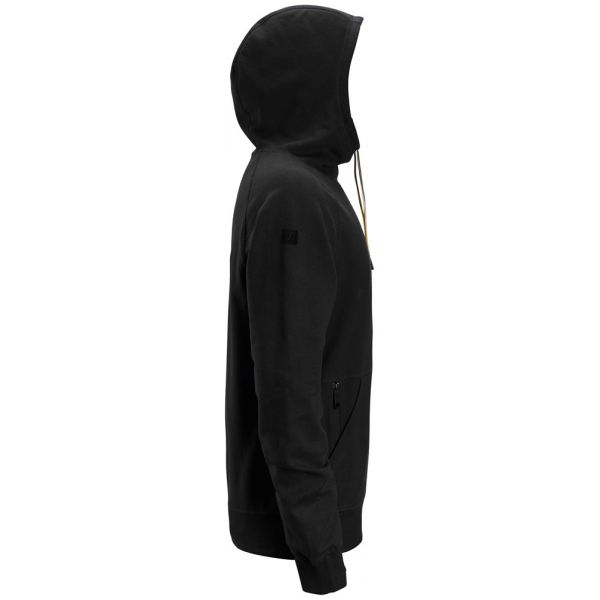 2894 Sudadera con capucha y logo negro talla XS