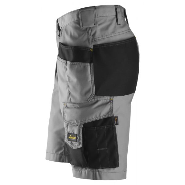 3023 Pantalón corto con con bolsillos flotantes Rip-Stop gris-negro talla 44