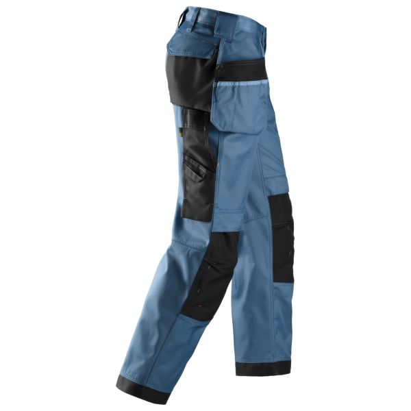 3212 Pantalón largo DuraTwill con bolsillos flotantes azul oceano-negro talla 104