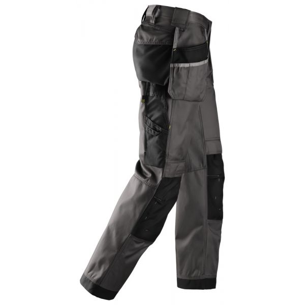 3212 Pantalón largo DuraTwill con bolsillos flotantes gris antracita-negro talla 160