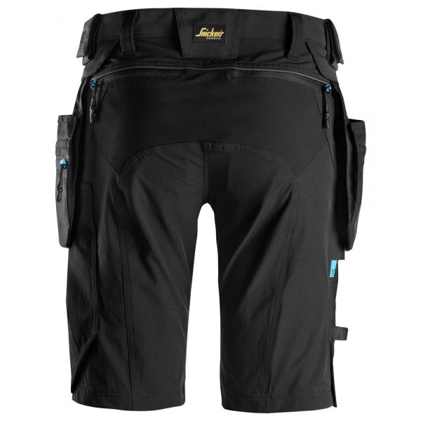 Pantalon corto + bolsillos flotantes desmontables LiteWork negro talla 048
