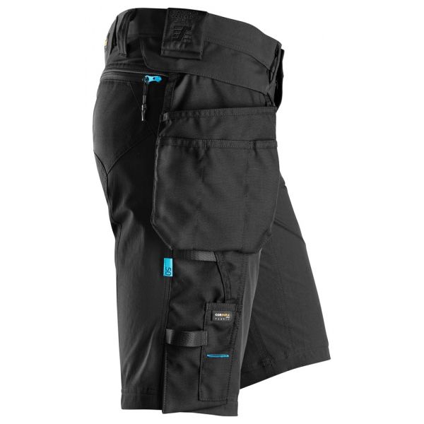 Pantalon corto + bolsillos flotantes desmontables LiteWork negro talla 056