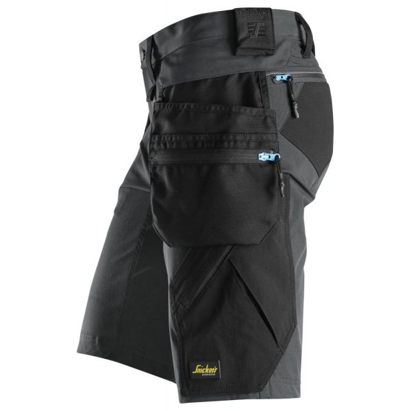 Pantalon corto + bolsillos flotantes desmontables LiteWork gris acero-negro talla 050