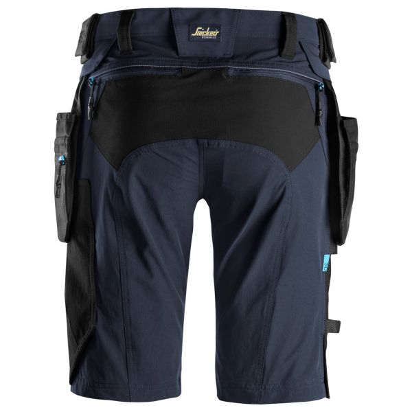 Pantalon corto + bolsillos flotantes desmontables LiteWork azul marino-negro talla 056