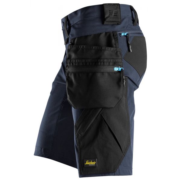 Pantalon corto + bolsillos flotantes desmontables LiteWork azul marino-negro talla 046