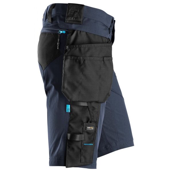Pantalon corto + bolsillos flotantes desmontables LiteWork azul marino-negro talla 064