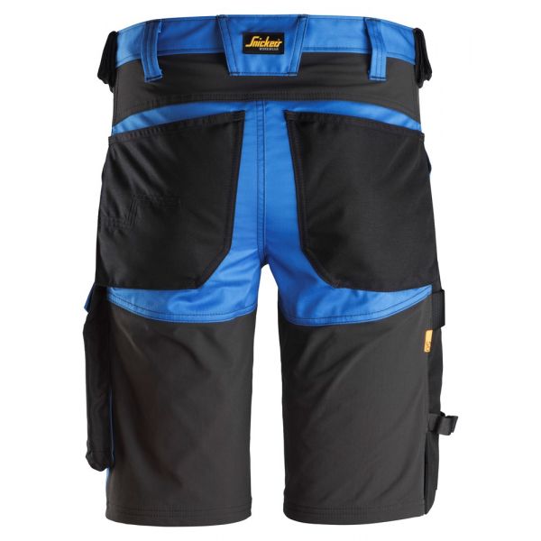 Pantalones cortos elásticos AllroundWork Azul verdadero-Negro talla 56