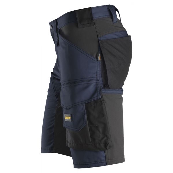 Pantalones cortos elásticos AllroundWork Azul Marino-Negro talla 62