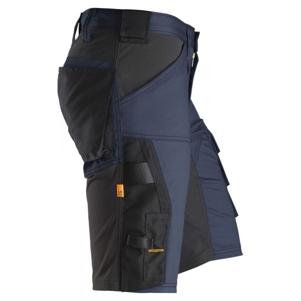 Pantalones cortos elásticos AllroundWork Azul Marino-Negro talla 64