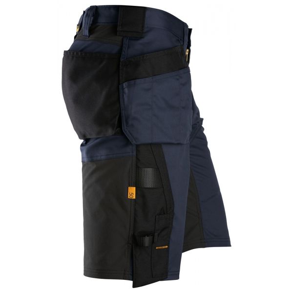 6151 Pantalones cortos de trabajo elásticos de ajuste holgado con bolsillos flotantes AllroundWork a
