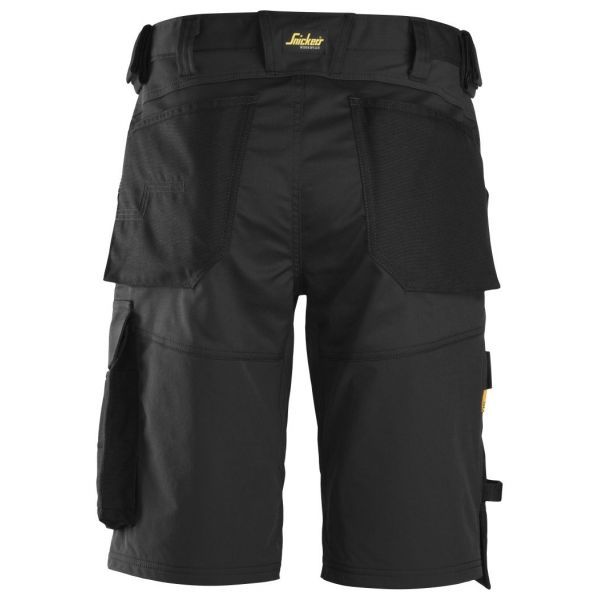 Pantalon corto elastico holgado AllroundWork negro talla 064