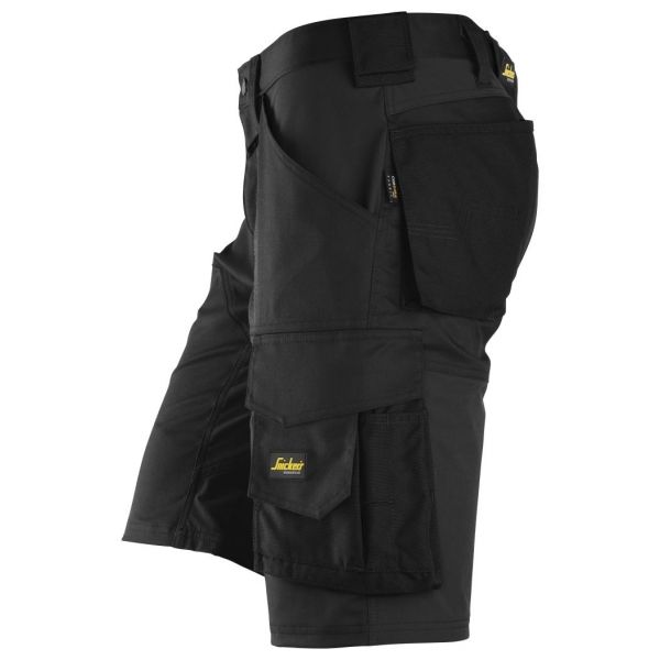 Pantalon corto elastico holgado AllroundWork negro talla 054