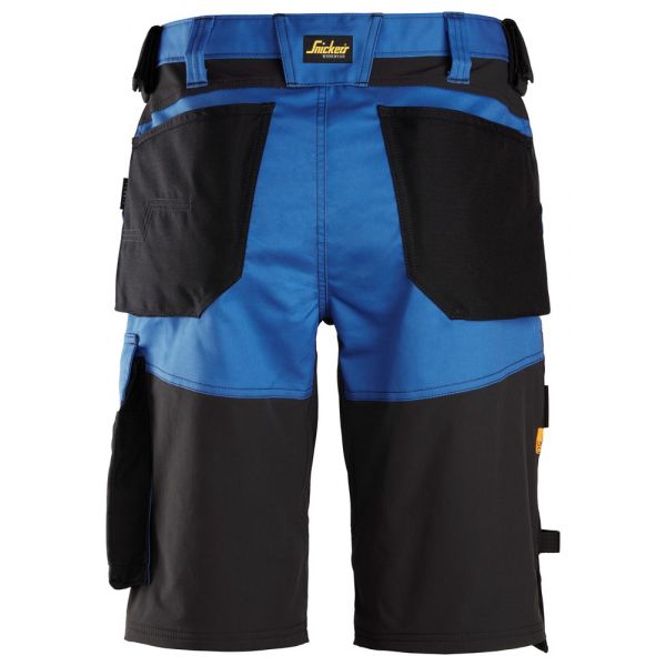 Pantalon corto elastico holgado AllroundWork azul-negro talla 046