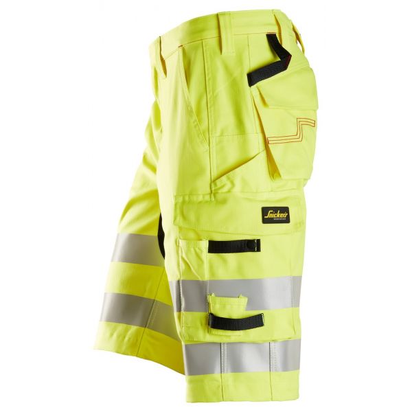 6160 Pantalones cortos de trabajo de alta visibilidad clase 1 ProtecWork amarillo talla 52