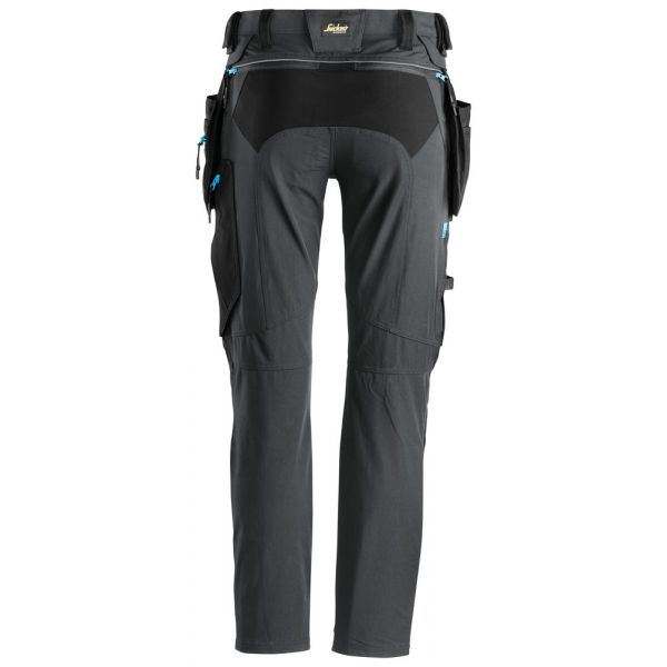 Pantalon + bolsillos flotantes desmontables LiteWork gris acero-negro talla 146