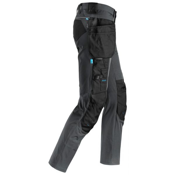 Pantalon + bolsillos flotantes desmontables LiteWork gris acero-negro talla 204