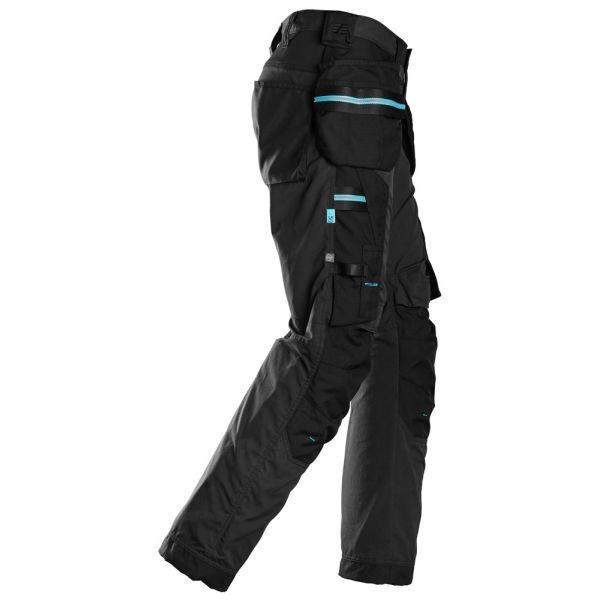 6210 Pantalones largos de trabajo con bolsillos flotantes LiteWork 37.5® negro talla 252