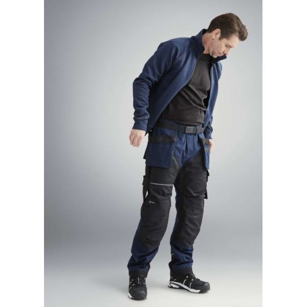 6214 Pantalones largos de trabajo con bolsillos flotantes Canvas+ RuffWork azul marino-negro talla 2