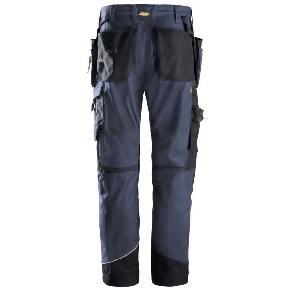 6215 Pantalón largo RuffWork Algodón con bolsillos flotantes azul marino-negro talla 158