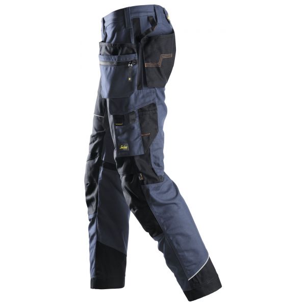 6215 Pantalón largo RuffWork Algodón con bolsillos flotantes azul marino-negro talla 196