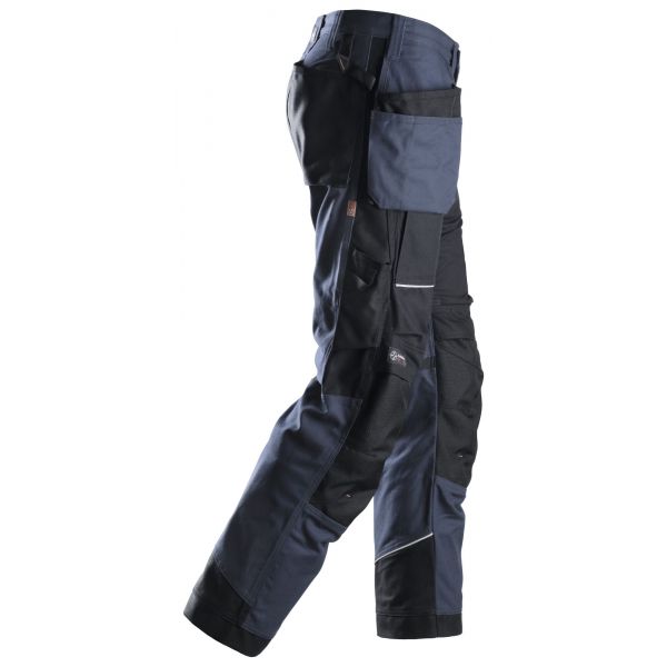 6215 Pantalón largo RuffWork Algodón con bolsillos flotantes azul marino-negro talla 112