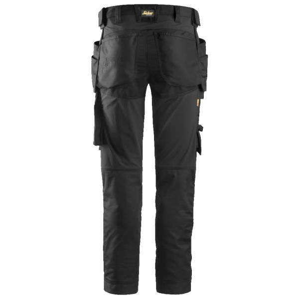 Pantalón elástico AllroundWork con bolsillos flotantes Negro talla 162