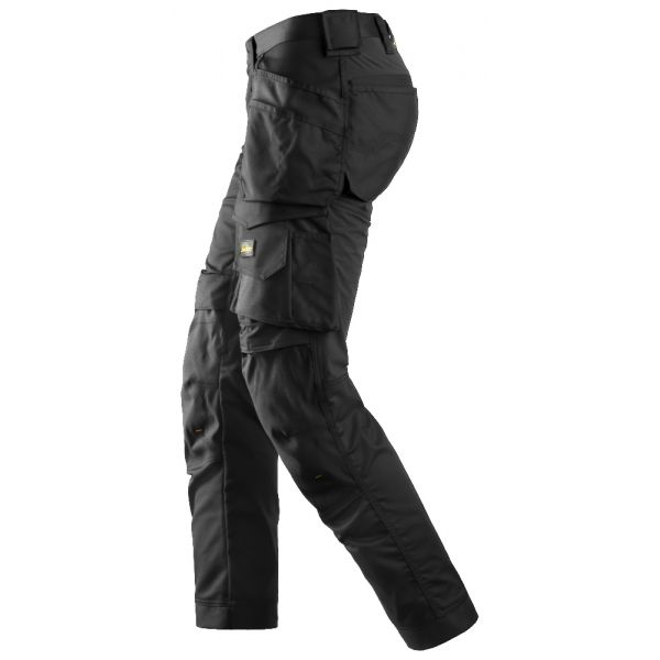 Pantalón elástico AllroundWork con bolsillos flotantes Negro talla 104