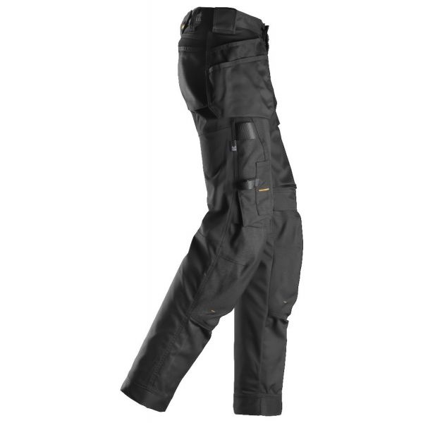 Pantalon elastico mujer bolsillos flotantes AllroundWork negro talla 048
