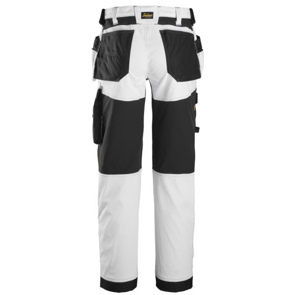 6251 Pantalones largos de trabajo elásticos de ajuste holgado con bolsillos flotantes AllroundWork b