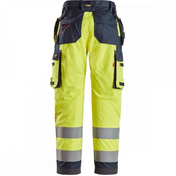 6261 Pantalones largos de trabajo de alta visibilidad clase 2 con bolsillos flotantes simétricos Pro