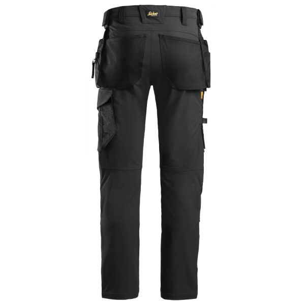 Pantalon elastico AllroundWork bolsillos flotantes negro talla 096