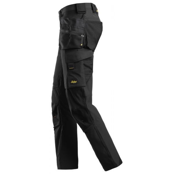 Pantalon elastico AllroundWork bolsillos flotantes negro talla 088