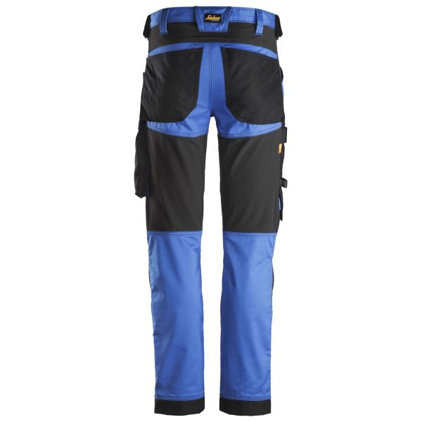 Pantalones elásticos AllroundWork Azul verdadero-Negro talla 124