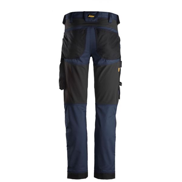 Pantalones elásticos AllroundWork Azul Marino-Negro talla 62
